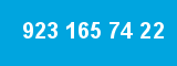923 165 74 22